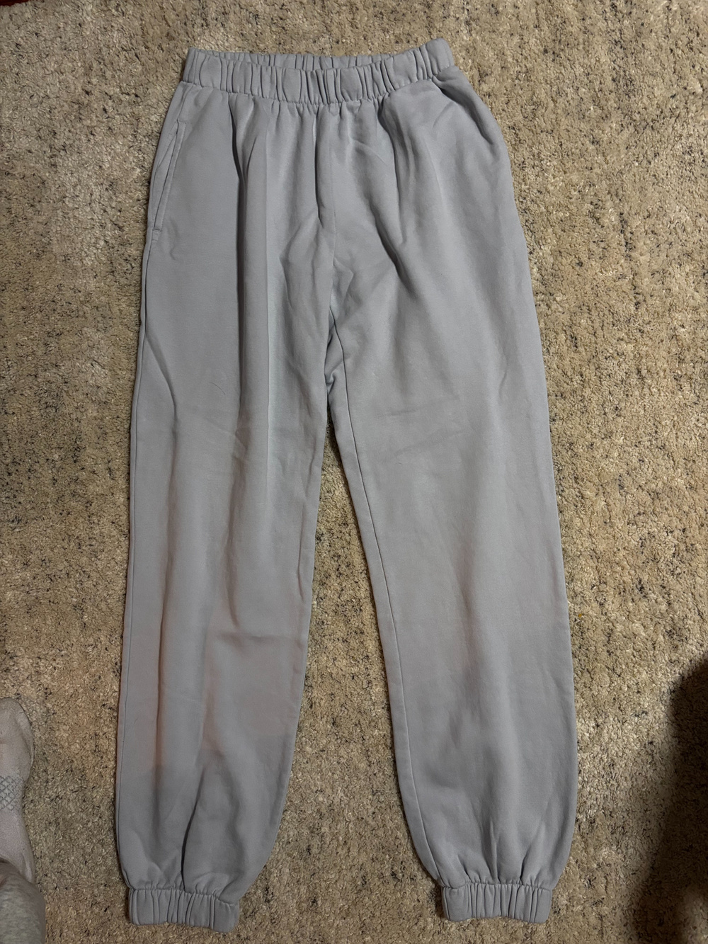 Brandy Melville baby blue Jogger Sweatpants Elastic Cuff Lounge Y2K